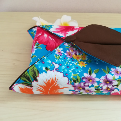 台湾花布】ボックスティッシュカバー アジアン ティッシュケース 客家