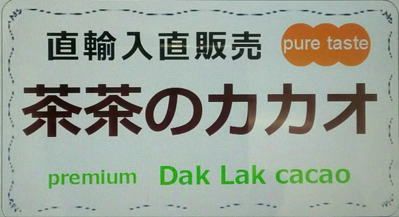 直輸入ベトナムDak Lak カカオ豆500g　ポスト投函便 送料無料 6枚目の画像