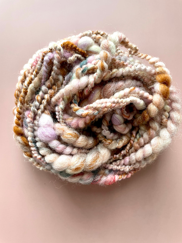 c-1765 アートヤーン 手紡ぎ糸 毛糸（アートヤーン 手紡ぎ糸 | hygge  