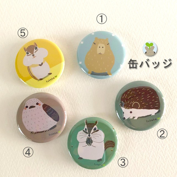 とっとこハム太郎- 5種類 缶バッジ 【公式通販】