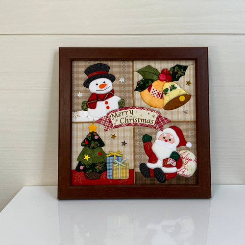 パッチワーク　クリスマス　壁掛け収納ポケット　MANYさんの作品 パッチワーク クリスマス 壁掛け収納ポケット MANYさんの作品