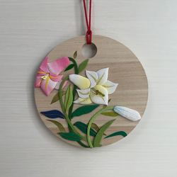 押絵】紫陽花とオオルリ タペストリー タペストリー・壁掛け