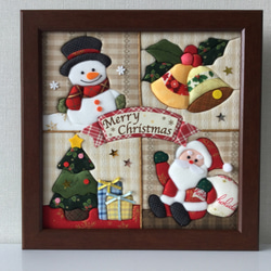 パッチワーク　クリスマス　壁掛け収納ポケット　MANYさんの作品 手のひらサイズの小さなツリー☆5個入り クリスマス