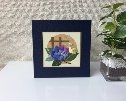 どんぐりアート 彩り紫陽花 カタツムリと梅雨の森 置物 どんぐりアート 彩り紫陽花 カタツムリと梅雨の森 置物 maruzen