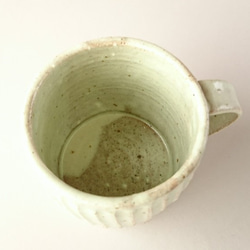 フリーカップ　（緑粉引き） 2枚目の画像