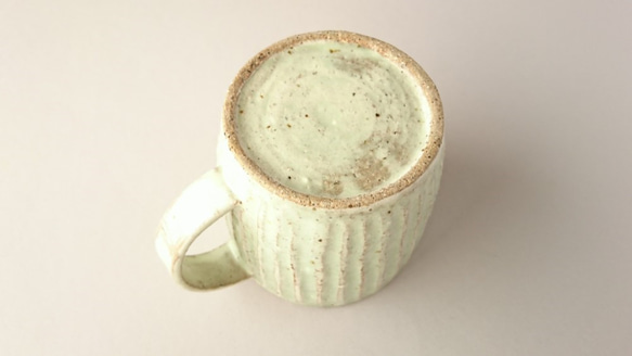 フリーカップ　（緑粉引き） 3枚目の画像
