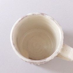 フリーカップ　（粉引き　しのぎ） 3枚目の画像