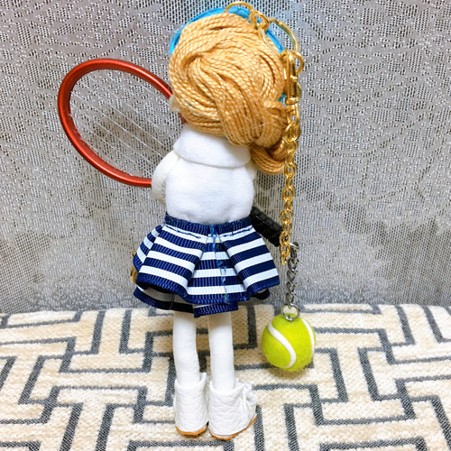 ルルベちゃん テニス 受注作製 バッグチャーム shinpoke 通販