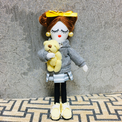 【未開封】sacai パグdollチャーム ぬいぐるみ ミニドールチャーム Xibao Nujun Xiao Ailele ぬいぐるみ