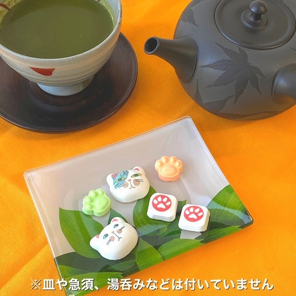 ラムネと和三盆のコラボ　猫　和菓子　干菓子　京ラムネ【らむねこ】 7枚目の画像