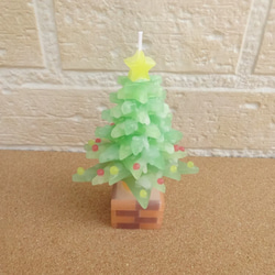 クリスマスツリーのキャンドル 2枚目の画像