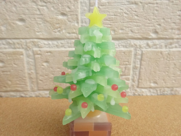 クリスマスツリーのキャンドル 4枚目の画像