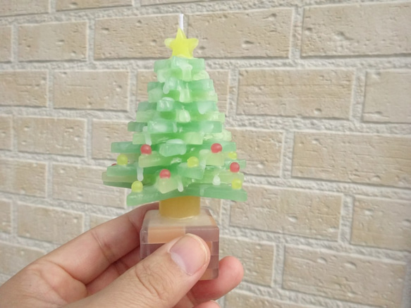 クリスマスツリーのキャンドル 7枚目の画像