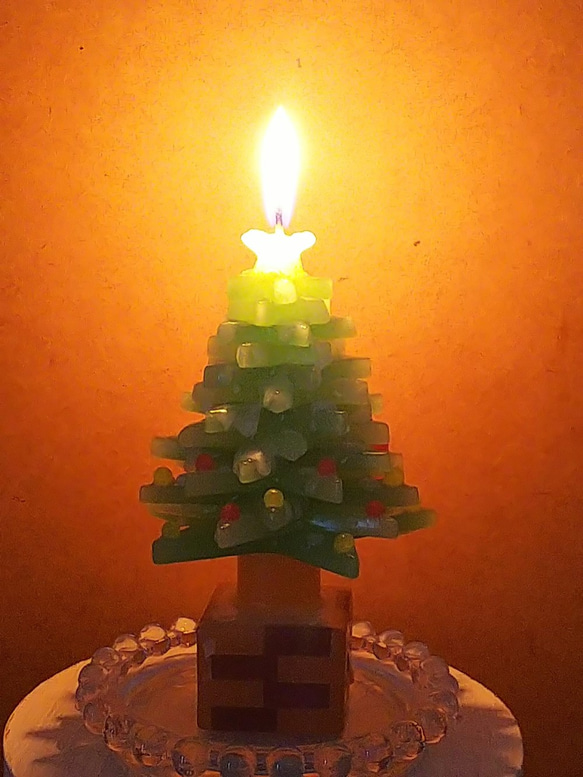 クリスマスツリーのキャンドル 8枚目の画像