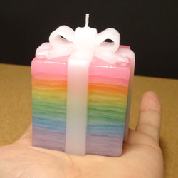 虹のギフトボックスキャンドル 5枚目の画像