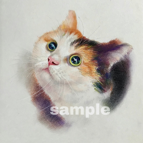 猫の絵 水彩画 絵画 シンセイ 水彩画 通販 16054753｜Creema