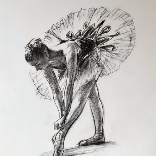 1982年 バレリーナ 鉛筆画 鉛筆画 バレリーナ🩰2020 #pencildrawing #pencilart #artwork