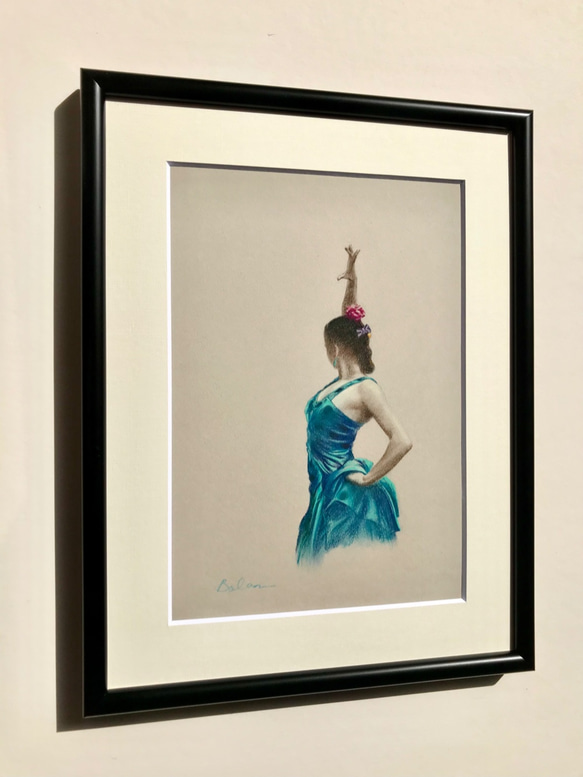 ☆加藤力之輔　フラメンコダンサー☆絵画　人物画 ☆加藤力之輔 フラメンコダンサー☆絵画 人物画