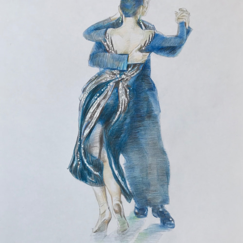 flamenco 13 』＃アート＃原画＃＃絵画＃カラーペンシル