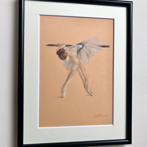受注制作『 ballerina 16-b 』＃アート＃原画＃＃絵画＃パステル