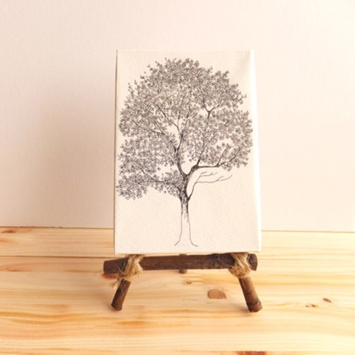 【全品送料無料】 木の絵シリーズNO.27<原画> 絵画 Maddoc 通販 464638｜Creema 画材