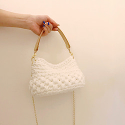 はちみつさま専用【3段フリルショルダーバッグ】デニムリメイク　ハンドメイド デニム*リメイク♪☆~3段フリル~☆ショルダーバッグ