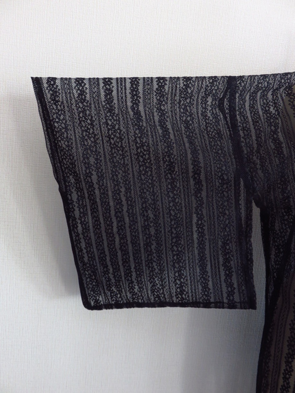 再販　薄手日本製レースの羽織 9枚目の画像