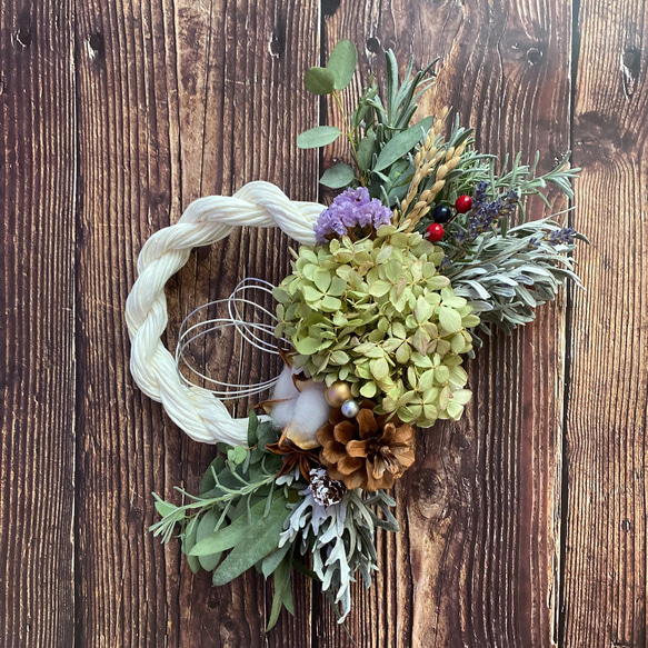 しめ縄2022 しめ縄リース