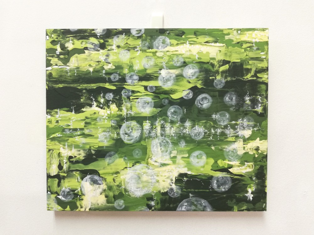 ○水面に委ねて… 絵画原画