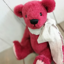 テディベア☆ルビーレッド 26cm くまのぬいぐるみ クマ くまさん