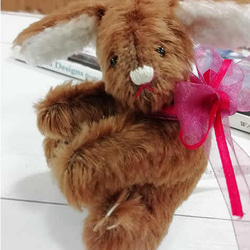 うさぎさんのメジャー　ブラウン　11.5cm 2枚目の画像