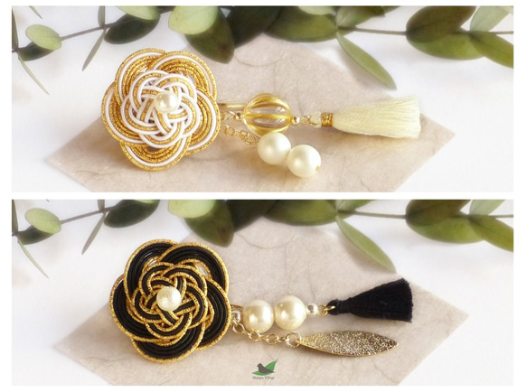 水引の大人カラーポニーフック ポニーフック・ヘアカフス mojopu