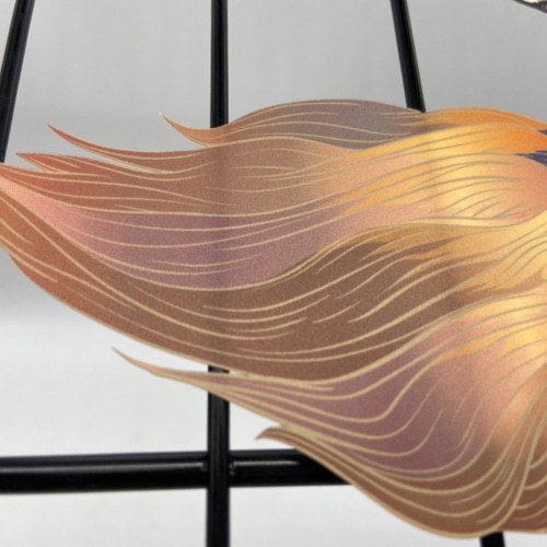 日本画オリジナルステッカー 鶴亀セットA Sサイズ サイズ選択可能 UV