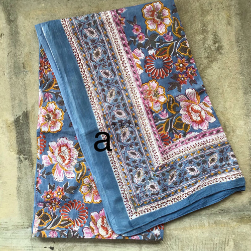 Anokhi インドの木版ストール ドゥパタ ストール hana 通販