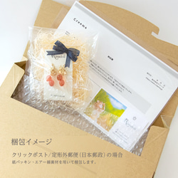 《Strawberry Garden》いちごモチーフのピアス/イヤリング 【現在レッドのみ在庫あり】 9枚目の画像