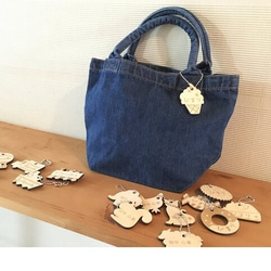 ＊Wooden Goods＊ お名前キーホルダー5個セット★乗り物★ 3枚目の画像