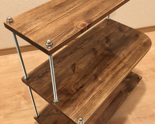 オーダー木製オープンシェルフ CDラック ACME ヴィンテージ 50's