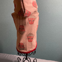 フード付きタンクトップSSサイズ ポップコーンピンク 1枚目の画像