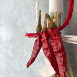 【伊勢流紙垂付き…送料一点につき¥180】古代米のお正月飾り2026 3枚目の画像