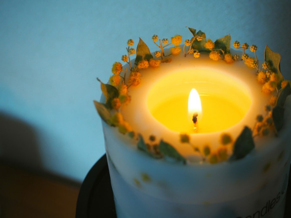 【Mimosa】ボタニカルソイキャンドル 6枚目の画像