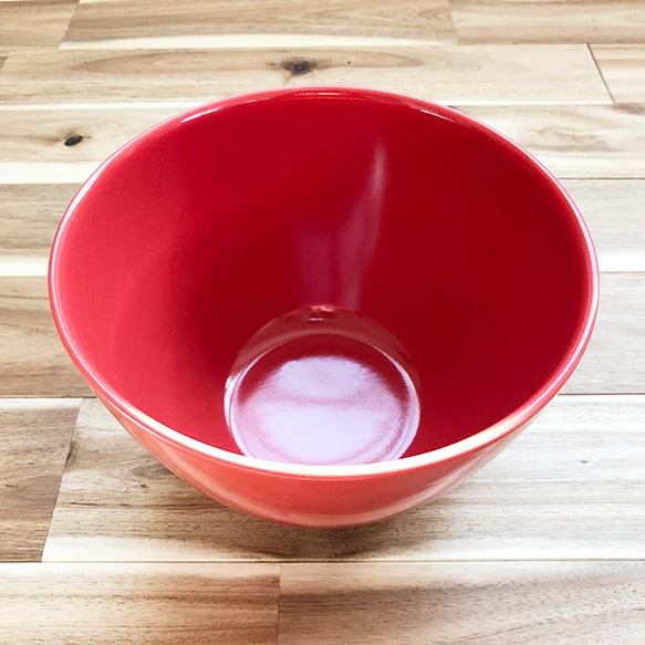 オリジナル波佐見焼サラダボウル（赤） お椀・ボウル・鉢 central