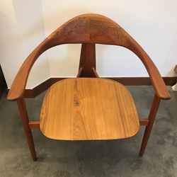 ▩指物大工のきのかたち／驚くほど軽い上品なミャンマーチークの椅子・チェア阿│Myanmar Teak 無垢 木 木材 1枚目の画像