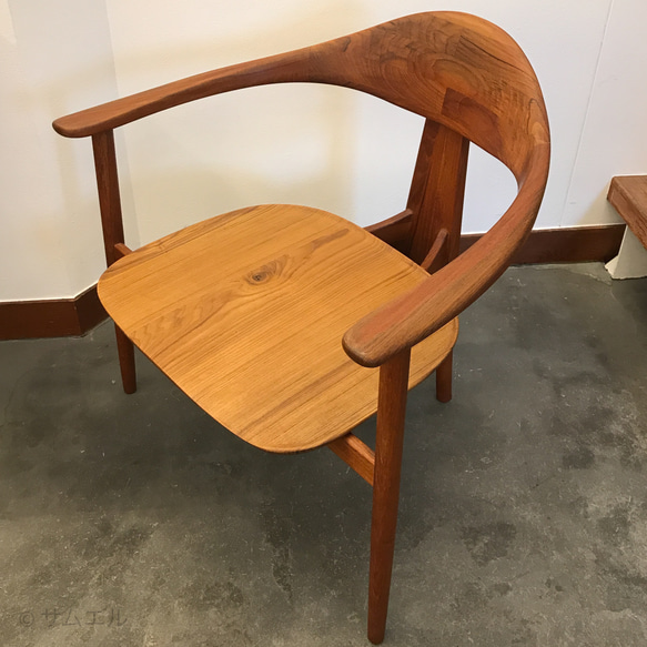 ▩指物大工のきのかたち／驚くほど軽い上品なミャンマーチークの椅子・チェア阿│Myanmar Teak 無垢 木 木材 9枚目の画像