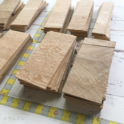 ◍？『謎set＋板ばかりの楢（なら）』送料込：色々樹種・木材端材セット 日本の木 世界の木 ss_21047 2枚目の画像