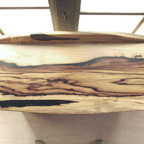 墨絵のような戸棚／柿（黒柿） ka_1803 棚・シェルフ・ラック