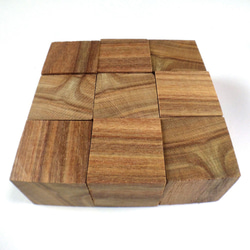 ▦きのかたち／cube「幻想の木たち（に）：屋久杉、タララ」│インテリア 無垢材 標本 キューブ 立体 7枚目の画像