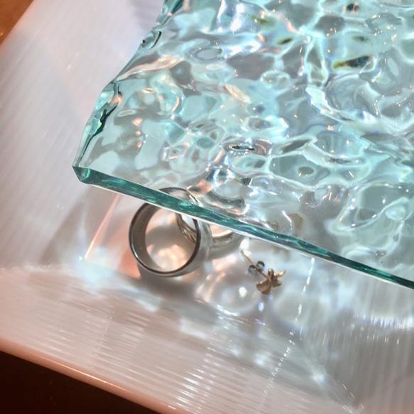 リングピロー Ocean Tray ＊Turquoise＊ 海に浮かぶ指輪 オーシャントレイ ターコイズ ウェディング 7枚目の画像