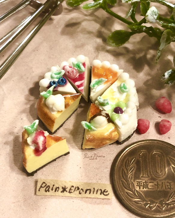 1ピースから】ミニチュアチーズケーキ8種 その他インテリア雑貨