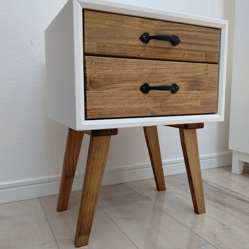 スリムレッグでおしゃれ！2段チェスト チェスト・キャビネット OC