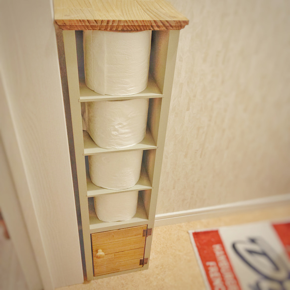 オシャレなトイレットペーパー収納棚 棚・シェルフ・ラック OC
